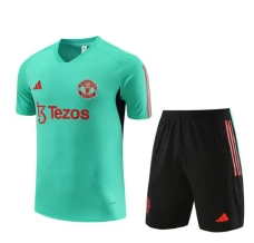 Enfant Manchester United Ensemble Maillot d'entraînement 2023/24 - Shorts Vert Enfant Manchester United Ensemble Maillot d'entraînement 2023/24 - Shorts Vert
