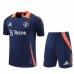 Enfant Manchester United Ensemble Maillot d'entraînement 2024/25 - Shorts Bleu