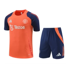 Enfant Manchester United Ensemble Maillot d'entraînement 2024/25 - Shorts Orange