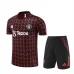 Enfant Manchester United Ensemble Maillot d'entraînement 2024/25 - Shorts Rouge Noir