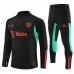 Enfant Manchester United Ensemble Sweat d'entraînement 2023/24 - 1-4 Zip Noir