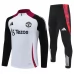 Enfant Manchester United Survêtement 2024/25 - 1-4 Zip Noir Blanc