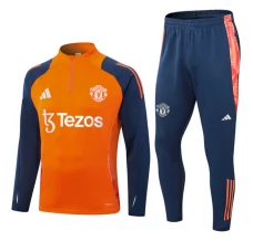 Enfant Manchester United Survêtement 2024/25 - 1-4 Zip Orange