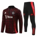 Enfant Manchester United Survêtement 2024/25 - 1-4 Zip Rouge Noir Enfant Manchester United Survêtement 2024/25 - 1-4 Zip Rouge Noir
