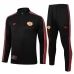 Enfant Manchester United Survêtement 2025/26 - 1-4 Zip Noir Enfant Manchester United Survêtement 2025/26 - 1-4 Zip Noir
