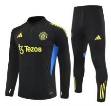 Enfant Manchester United Survêtement 2025/26 - 1-4 Zip Noir