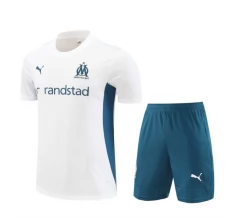 Enfant Olympique de Marseille Ensemble Maillot d'entraînement 2024/25 - Shorts Blanc