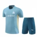 Enfant Olympique de Marseille Ensemble Maillot d'entraînement 2024/25 - Shorts Bleu