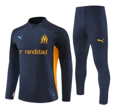 Enfant Olympique de Marseille Survêtement 2024/25 - 1-4 Zip Bleu