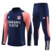 Enfant Olympique Lyonnais Ensemble Sweat d'entraînement 2023/24 - 1-4 Zip Navy Rose