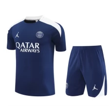 Enfant Paris Saint Germain Ensemble Maillot d'entraînement 2025/26 - Shorts Bleu Enfant Paris Saint Germain Ensemble Maillot d'entraînement 2025/26 - Shorts Bleu