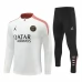 Enfant Paris Saint Germain Survêtement 2024/25 - 1-4 Zip Blanc Rose