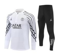 Enfant Paris Saint Germain Survêtement 2025/26 - 1-4 Zip Blanc Champions League