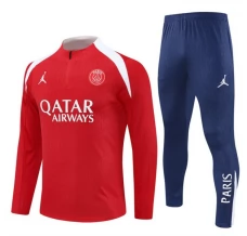 Enfant Paris Saint Germain Survêtement 2025/26 - 1-4 Zip Rouge