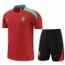 Enfant Portugal Ensemble Maillot d'entraînement 2024/25 - Shorts Dark Rouge