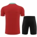 Enfant Portugal Ensemble Maillot d'entraînement 2024/25 - Shorts Dark Rouge