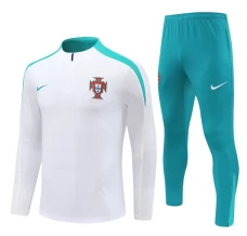 Enfant Portugal Survêtement 2024/25 - 1-4 Zip Blanc Enfant Portugal Survêtement 2024/25 - 1-4 Zip Blanc