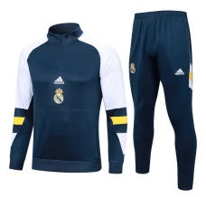 Enfant Real Madrid Ensemble Sweat d'entraînement 2023/24 - 1-4 Zip Bleu