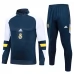 Enfant Real Madrid Ensemble Sweat d'entraînement 2023/24 - 1-4 Zip Bleu