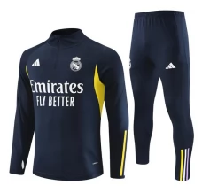 Enfant Real Madrid Ensemble Sweat d'entraînement 2023/24 - 1-4 Zip Navy