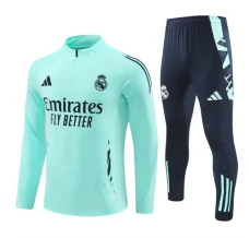 Enfant Real Madrid Survêtement 2024/25 - 1-4 Zip Bleu