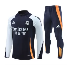 Enfant Real Madrid Survêtement 2024/25 - 1-4 Zip Bleu Enfant Real Madrid Survêtement 2024/25 - 1-4 Zip Bleu