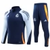 Enfant Real Madrid Survêtement 2024/25 - 1-4 Zip Bleu Orange