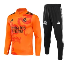 Enfant Real Madrid Survêtement 2024/25 - 1-4 Zip Dragon Orange