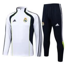 Enfant Real Madrid Survêtement 2025/26 - 1-4 Zip Blanc