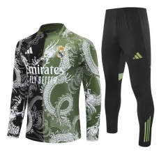 Enfant Real Madrid Survêtement 2025/26 - 1-4 Zip Vert