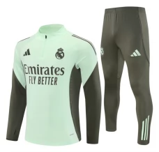 Enfant Real Madrid Survêtement 2025/26 - 1-4 Zip Vert