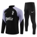 Enfant Tottenham Hotspur Ensemble Sweat d'entraînement 2023/24 - 1-4 Zip Noir