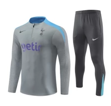 Enfant Tottenham Hotspur FC Survêtement 2024/25 - 1-4 Zip Gris Bleu