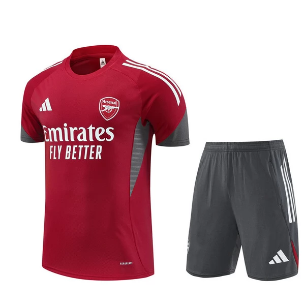 Ensemble Maillot d'entraînement Arsenal 2025/26 - Shorts Rouge Ensemble Maillot d'entraînement Arsenal 2025/26 - Shorts Rouge