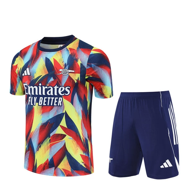 Ensemble Maillot d'entraînement Arsenal Enfant 2025/26 - Shorts Rouge Ensemble Maillot d'entraînement Arsenal Enfant 2025/26 - Shorts Rouge