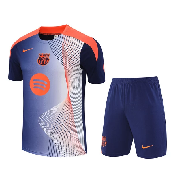 Ensemble Maillot d'entraînement FC Barcelone 2025/26 - Shorts Bleu Ensemble Maillot d'entraînement FC Barcelone 2025/26 - Shorts Bleu