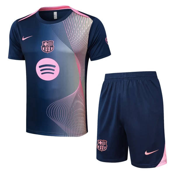 Ensemble Maillot d'entraînement FC Barcelone 2025/26 - Shorts Bleu Ensemble Maillot d'entraînement FC Barcelone 2025/26 - Shorts Bleu