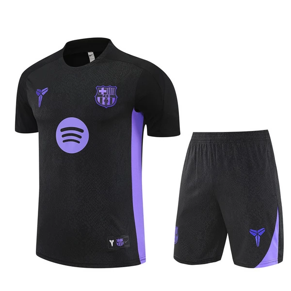 Ensemble Maillot d'entraînement FC Barcelone Enfant 2025/26 - Shorts Noir Ensemble Maillot d'entraînement FC Barcelone Enfant 2025/26 - Shorts Noir