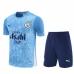 Ensemble Maillot d'entraînement Manchester City 2025/26 - Shorts Bleu