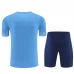 Ensemble Maillot d'entraînement Manchester City 2025/26 - Shorts Bleu