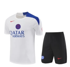 Ensemble Maillot d'entraînement Paris Saint Germain 2025/26 - Shorts Blanc