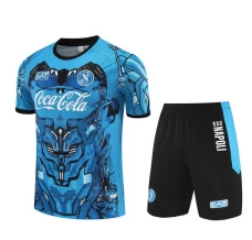 Ensemble Maillot d'entraînement SSC Napoli Enfant 2025/26 - Shorts Bleu