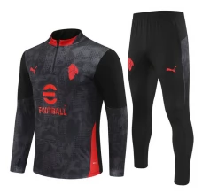 Ensemble Sweat d'entraînement AC Milan 2025/26 - 1-4 Zip Noir