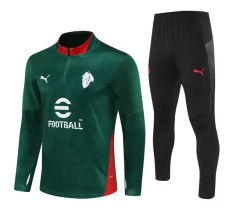 Ensemble Sweat d'entraînement AC Milan 2025/26 - 1-4 Zip Vert