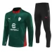 Ensemble Sweat d'entraînement AC Milan 2025/26 - 1-4 Zip Vert
