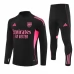 Ensemble Sweat d'entraînement Arsenal 2025/26 - 1-4 Zip Noir