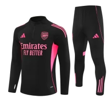 Ensemble Sweat d'entraînement Arsenal Enfant 2025/26 - 1-4 Zip Noir