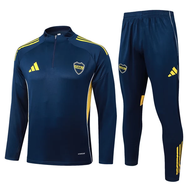 Ensemble Sweat d'entraînement Boca Juniors 2025/26 - 1-4 Zip Bleu Ensemble Sweat d'entraînement Boca Juniors 2025/26 - 1-4 Zip Bleu