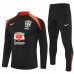Ensemble Sweat d'entraînement Brésil 2025/26 - 1-4 Zip Noir