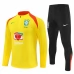 Ensemble Sweat d'entraînement Brésil Enfant 2025/26 - 1-4 Zip Jaune Ensemble Sweat d'entraînement Brésil Enfant 2025/26 - 1-4 Zip Jaune